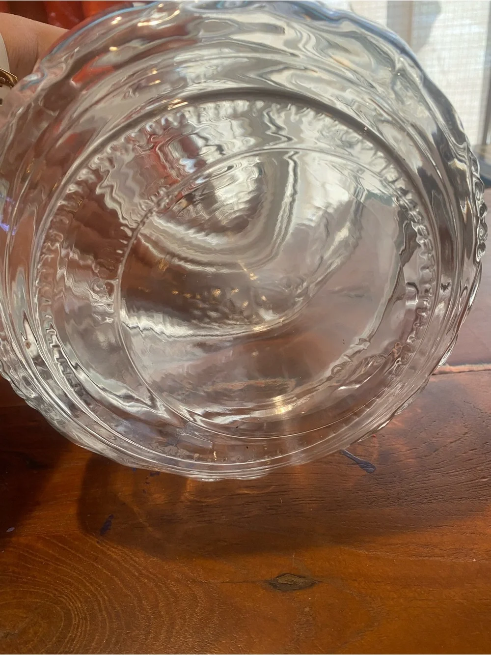 Apothecary Jar with Lid - Clear with fruit designs
